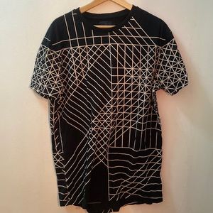 TOPMAN LUX long length shirt